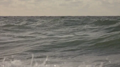 Waves in the sea Stock Footage 58949861
