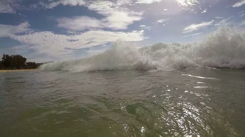 Waves in the sea Stock Footage 72001777