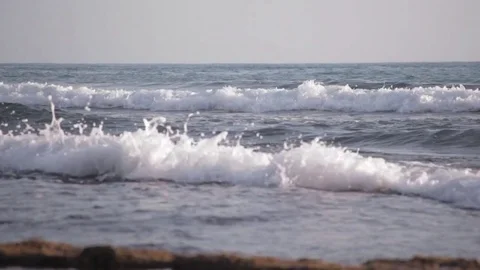The waves of the sea Stock Footage 83206078