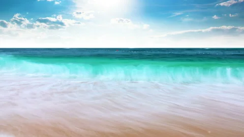 Waves of the sea Stock Footage 95239350