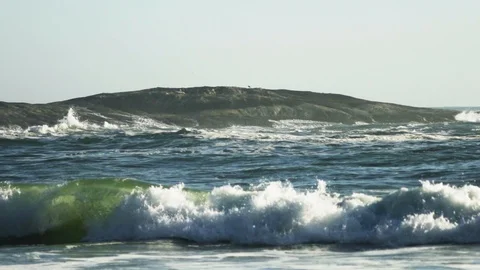 Waves in the sea Stock-Footage 98269224