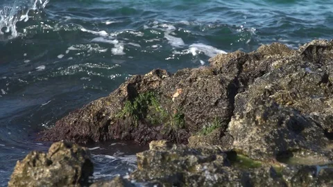 Waves  in the sea Stock Footage 102396651