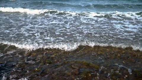Waves in the sea Stock-Footage 124904809