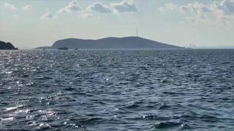 Waves in the sea Stock Footage 245563016