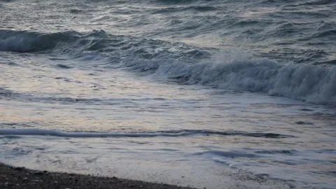 Waves at the sea Stock Footage 269053514