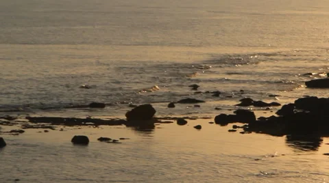 The waves in the sea, the ocean surf Stock Footage 37879527