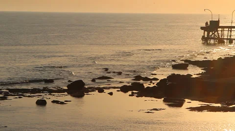 The waves in the sea, the ocean surf Video stock 37921045