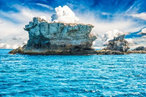 Waves on the sea Foto stock