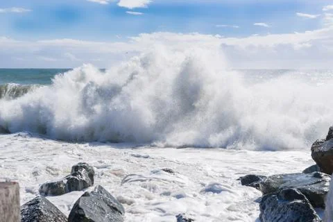 Waves of the sea Stock-Fotos
