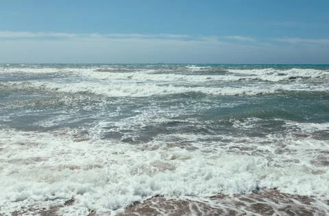 Waves on the sea Foto stock