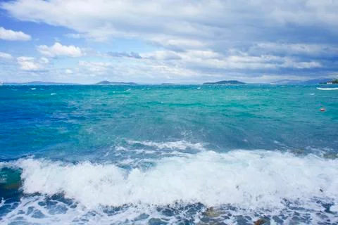 Waves in the sea Stock Photos