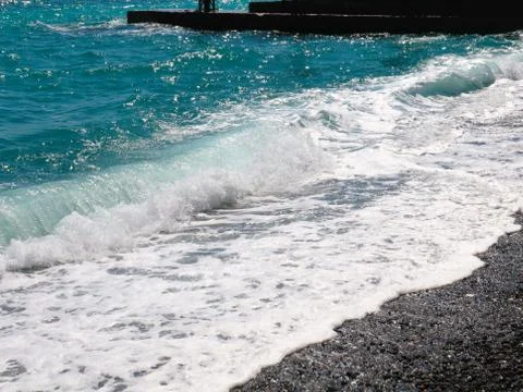 Waves of the sea Stock Photos