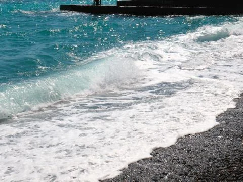 Waves of the sea Stock Photos