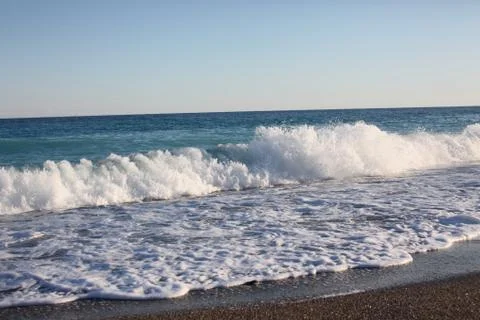 Waves on the sea. Stock Photos