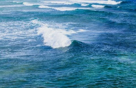 Waves in sea Stock Photos