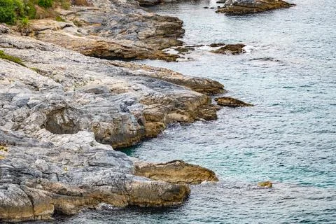 Waves on the sea Foto stock