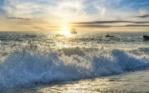 Waves in the sea Stock Photos