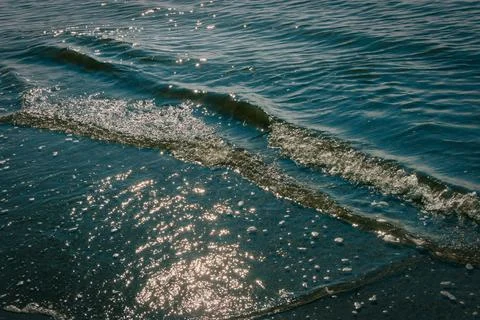 Waves on the sea Stock Photos