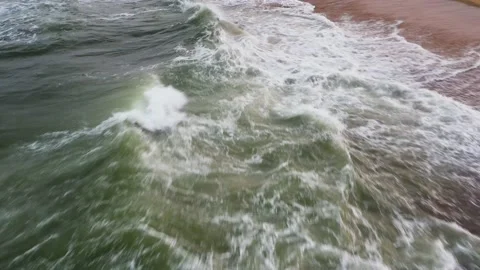 WAVES SEA SHORE Stock Footage 153294091
