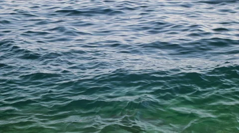 Waves of the sea in slow motion Stock Footage 52695037