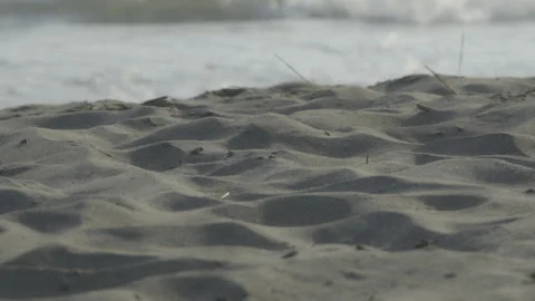 Waves on the sea in slow motion  Video stock 281503547