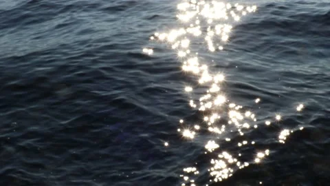 Waves with Sea Sparkle Stock Footage 171020770