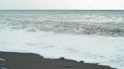 Waves of the sea storm Stock Footage 31344634