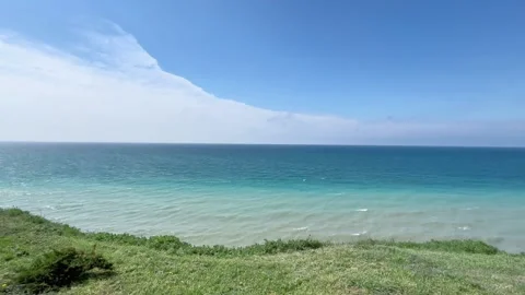 Waves on the sea on a sunny windy day Stock Footage 276902176