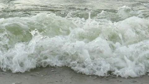 Waves of the sea surf Stock Footage 220068610