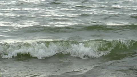 Waves of the sea surf Stock Footage 220068623