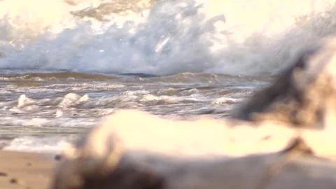 Waves of the sea surf Stock Footage 281194906