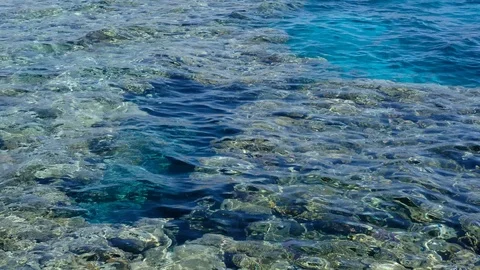 Waves on the sea surface Stock Footage 104694813