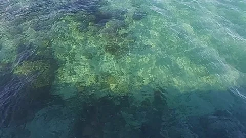 Waves on the sea surface Stock Footage 173888020