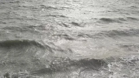 Waves on the sea surface Stock Footage 301420348