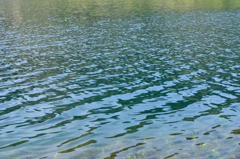 Waves on sea surface in summer Stock Photos