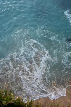 Waves on the sea from top Stock Photos