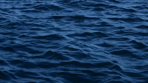 Waves on sea water surface Stock Footage 125554951