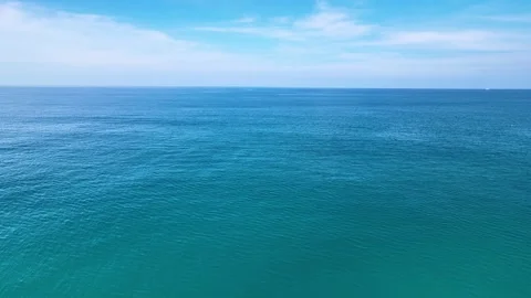 Waves sea water surface nature background,Open sea, Bird's eye view ocean in sun Stock Footage 249121584