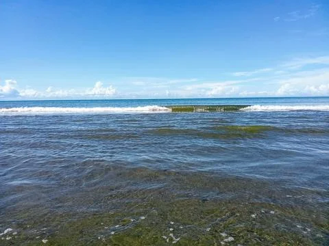 Waves on the sea. Wind. Sun. Foto stock