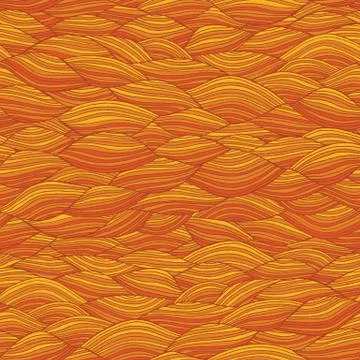 Waves seamless pattern Stock Illustration