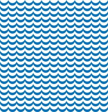 Waves seamless vector pattern 스톡 일러스트