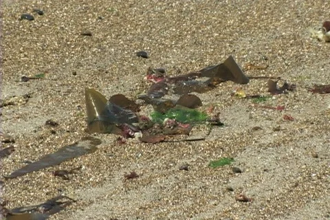 Waves on the seashore Stock-Footage 306483