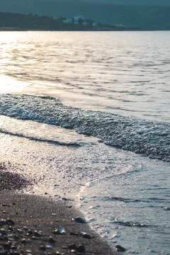 Waves seaside, clear water Stock Photos