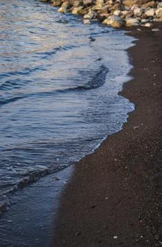Waves seaside, clear water Stock Photos