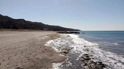 Waves on the seaside Stock Footage 155613530