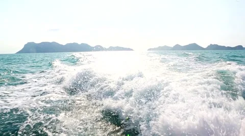 Waves ship Vídeo Stock 49269252