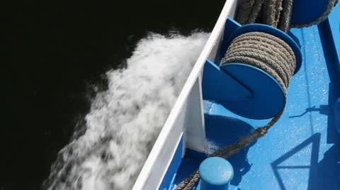 Waves  ship.08 Stock Footage 26253659