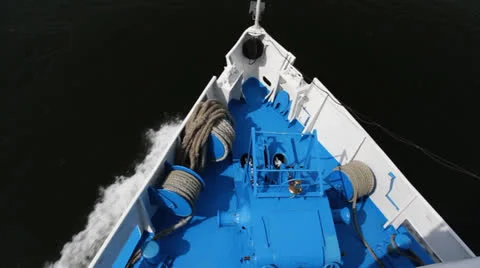 Waves  ship.09 Video stock 26253849