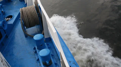 Waves  ship.12 Stock Footage 26254378