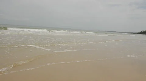 Waves On Shore 1 Stock Footage 43110805